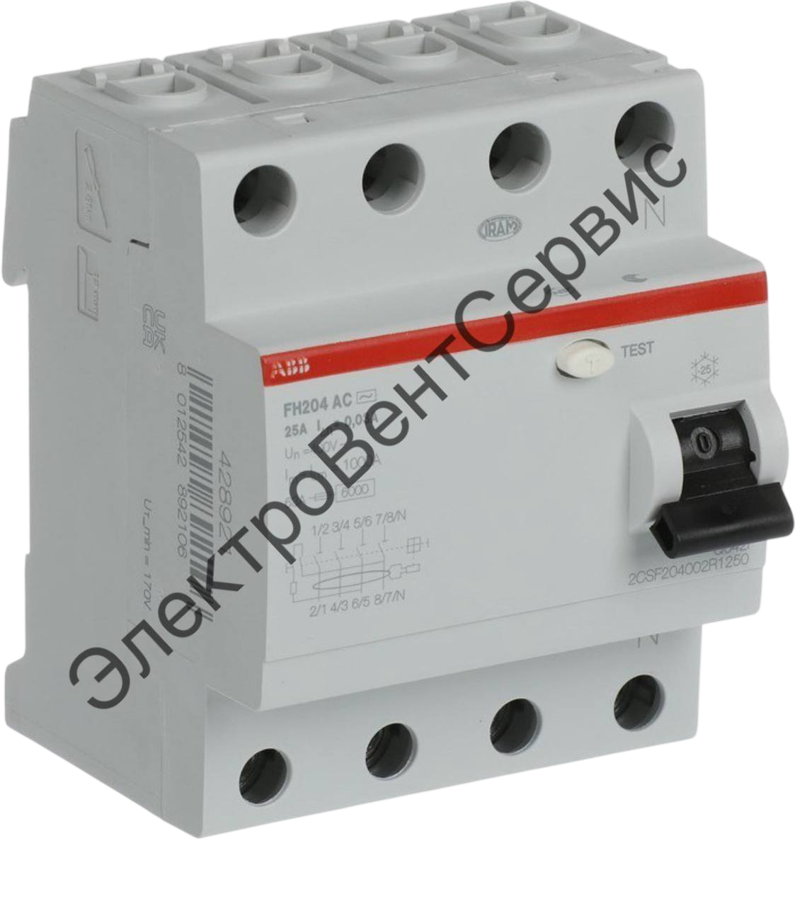 УЗО FH204 AC-40/0.3 4x40A 300mA 